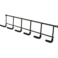 Crawford 16.5 in. L Zinc-Plated Black Steel Household Hanger Holder 15 lb. cap. 1 pk