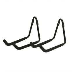 Crawford 7 in. L Zinc-Plated Black Steel Hanger Holder 50 lb. cap. 2 pk