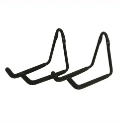 Crawford 7 in. L Zinc-Plated Black Steel Hanger Holder 50 lb. cap. 2 pk