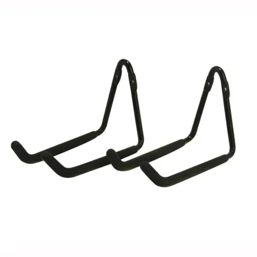 Crawford 7 in. L Zinc-Plated Black Steel Hanger Holder 50 lb. cap. 2 pk