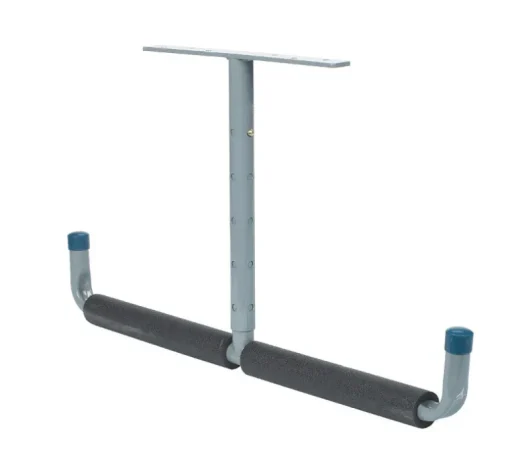 Crawford Black Steel Screw-In Adjustable Overhead Storage Hanger 50 lbs. Capacity