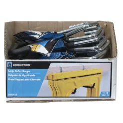 Crawford Black Vinyl Coated Steel Heavy Duty Super Rafter Hook 50 lbs. Capacity