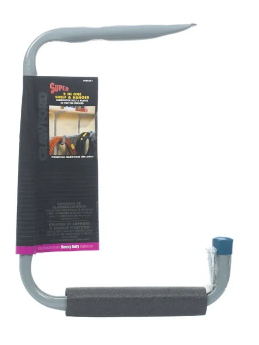 Crawford Gray Steel Hanger Holder 50 lb. cap. 1 pk