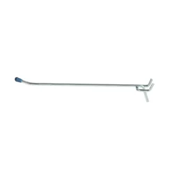 Crawford Silver Steel 8 in. Peg Hooks 3 pk