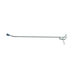 Crawford Silver Steel 8 in. Peg Hooks 3 pk
