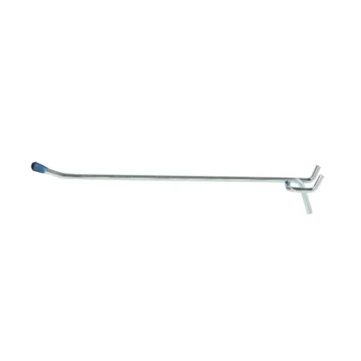Crawford Silver Steel 8 in. Peg Hooks 3 pk