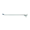 Crawford Silver Steel 8 in. Peg Hooks 2 pk