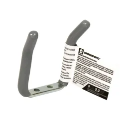 Crawford Vinyl Coated Gray Steel Small Storage Hook 5 lb. capacity 1 pk (Pack of 20)