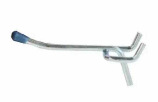 Crawford Zinc Plated Silver Steel 2 in. Peg Hooks 4 pk