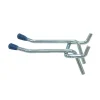 Crawford Zinc Plated Silver Steel 2 in. Peg Hooks 2 pk