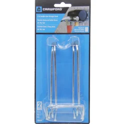 Crawford Zinc Plated Silver Steel 4 in. Peg Hooks 2 pk