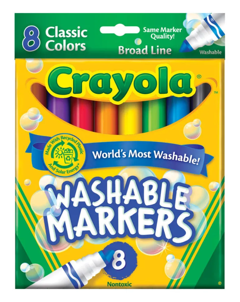 Crayola Color Max Assorted Broad Tip Markers 8 pk