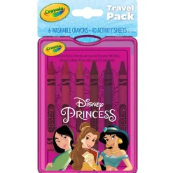 Crayola Disney Princess Assorted Color Crayons and Activity Sheets 46 pk