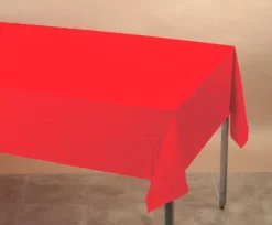 Creative Converting 710241 54 X 108 White Tablecover