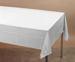 Creative Converting 710241 54 X 108 White Tablecover