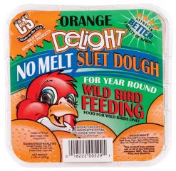 C&S Products Orange Delight Assorted Species Wild Bird Food Beef Suet 11.75 oz. (Pack of 12)