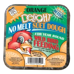 C&S Products Orange Delight Assorted Species Wild Bird Food Beef Suet 11.75 oz. (Pack of 12)