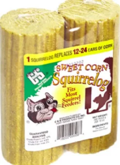 C&S Products Squirrelog Wildlife Corn Squirrel and Critter Food 32 oz