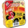 C&S Products Sunflower Delight Assorted Species Wild Bird Food Beef Suet 11.75 oz. (Pack of 12)