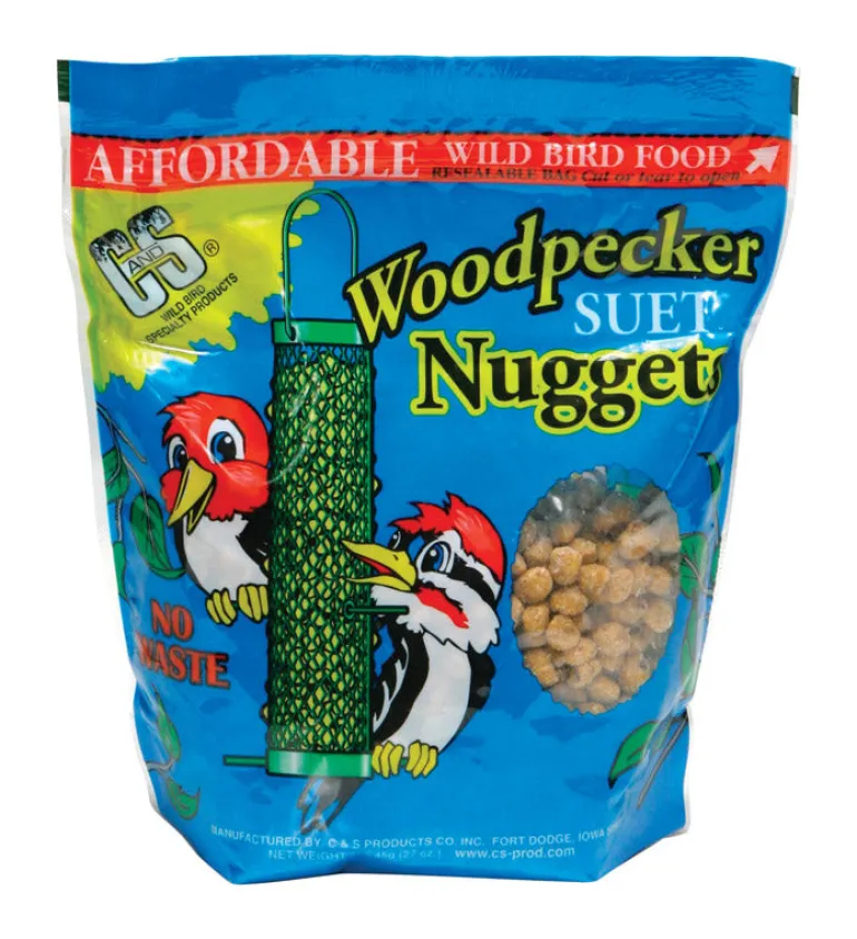 C&S Woodpecker Corn Suet Nuggets 27 oz (Pack of 6)