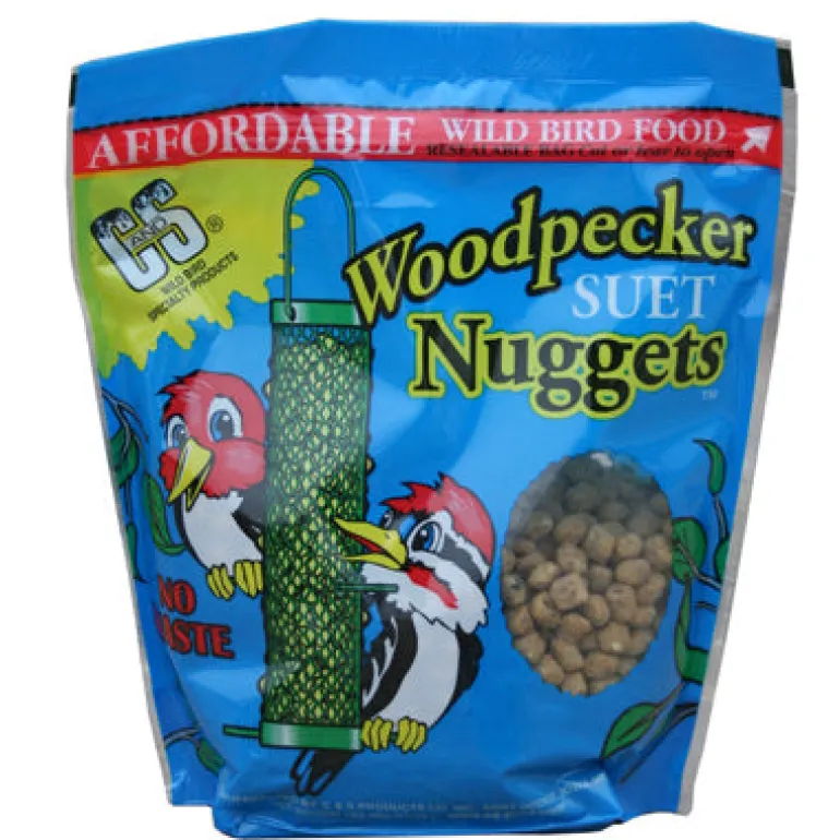 C&S Woodpecker Corn Suet Nuggets 27 oz (Pack of 6)
