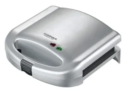 Cuisinart Silver Stainless Steel Nonstick Surface Sandwich Maker