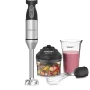 Cuisinart Smart Stick Black/Silver Metal/Plastic Hand Blender 16 oz 2 speed