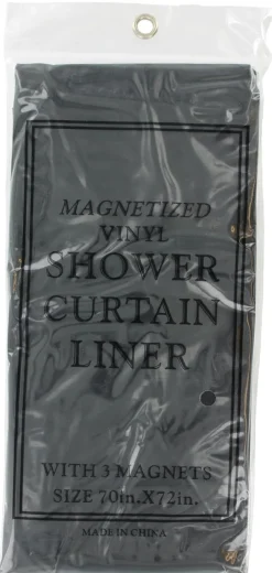 CURTAIN LINER BLK 70X72"