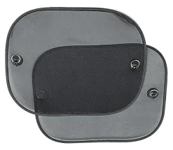 Custom Accessories 14.5 in. L X 17.5 in. W Black Foldable Sun Shade