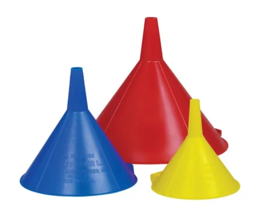 Custom Accessories Shop Craft Charcoal Plastic Funnel Set (Pack of 6)