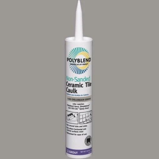 Custom Building Products Polyblend Delorean Grey Siliconized Acrylic Caulk 10.5 oz.