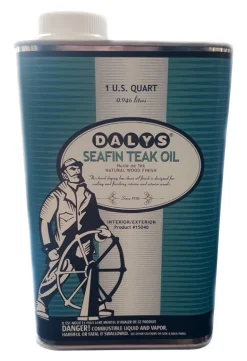 Dalys SeaFin 550 g/L Amber/Clear Teak Oil Finish 1 qt.