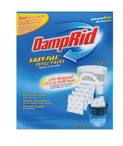 Damp Rid Long Lasting Eliminates Odors Fragrance Free Moisture Absorber Refill Pouch 42 oz.