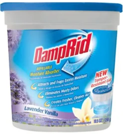 DampRid Refillable Moisture Absorber Lavender Vanilla Scent 10.5 oz