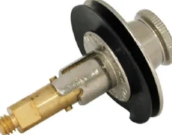 Danco 2 in. Brushed Nickel Brass Lift Plug and Drain