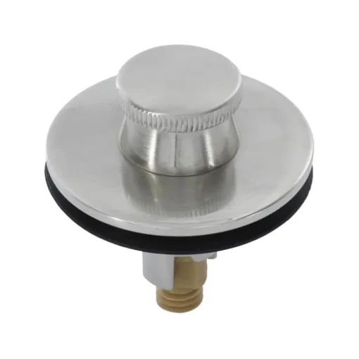 Danco 2 in. Brushed Nickel Brass Lift Plug and Drain