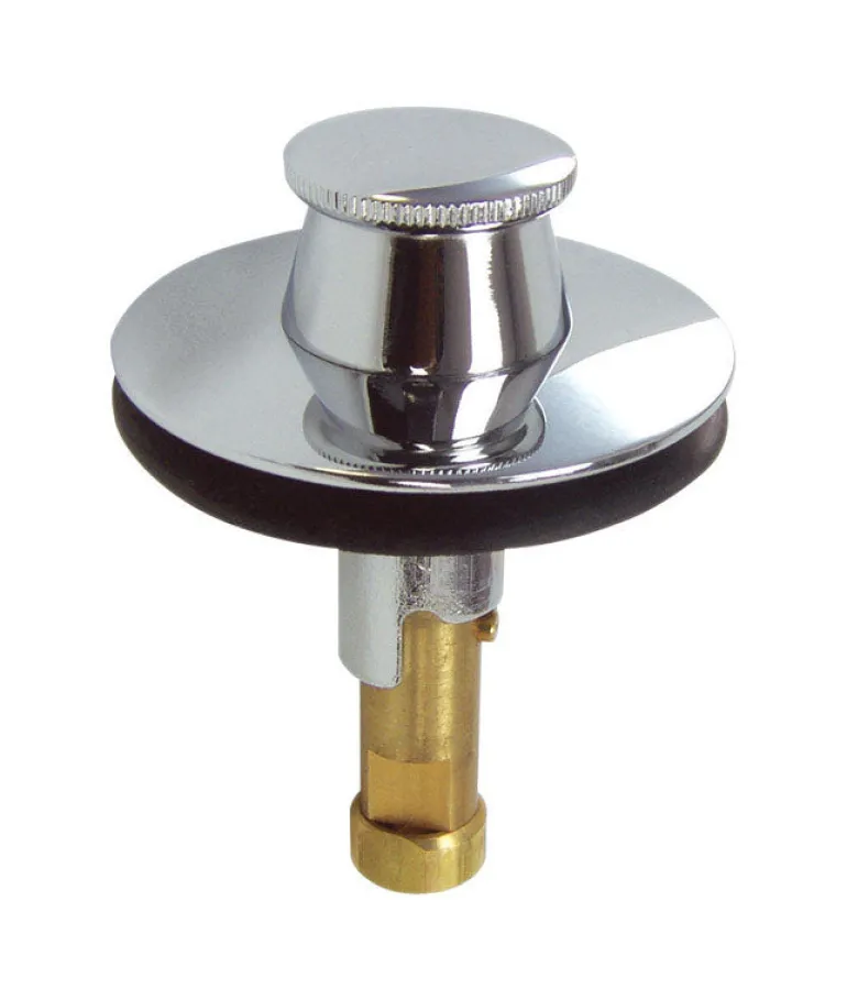 Danco 5/16 in. Chrome Brass Lift Plug and Drain