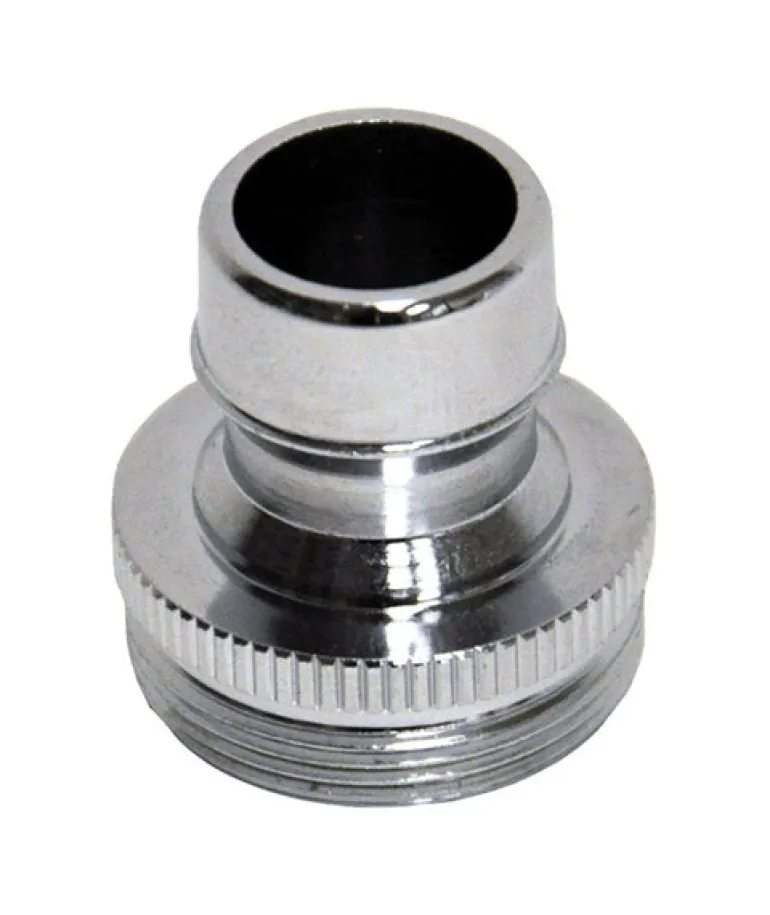 Danco Dual Thread 15/16 in.-27 or 55/64 in. Chrome Dishwasher Adapter