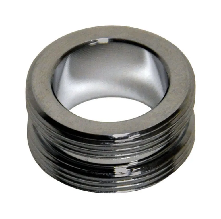Danco Male Thread 55/64 in.-27 x Male 55/64 in. Chrome Aerator Adapter