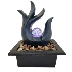 Danner Manufacturing 03800 8-1/2 X 7-3/8 X 11 Black Pearl Tabletop Meditation Fountain