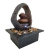 Danner Manufacturing 03802 8-1/2 X 7-3/8 X 11 Black Halo Tabletop Meditation Fountain