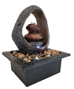 Danner Manufacturing 03802 8-1/2 X 7-3/8 X 11 Black Halo Tabletop Meditation Fountain