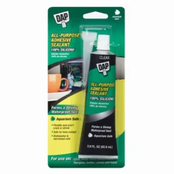 DAP Clear Silicone All Purpose Sealant and Adhesive 2.8 oz