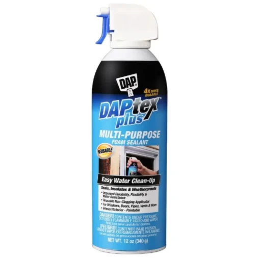 Dap Daptex Plus White Foam Foam Foam Sealant 12 Oz.