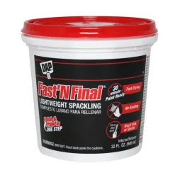 DAP Fast 'N Final Ready to Use White Lightweight Spackling Compound 32 oz