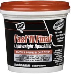 DAP Fast 'N Final Ready to Use White Lightweight Spackling Compound 32 oz