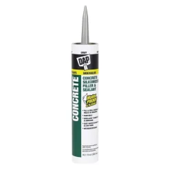 DAP Gray Silicone Concrete and Masonry Filler and Sealant 10.1 oz. (Pack of 12)