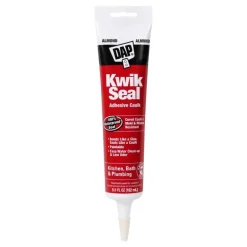 Dap Kwik Seal Almond Acrylic Latex Kitchen And Bath Adhesive Caulk 5.5 Oz.