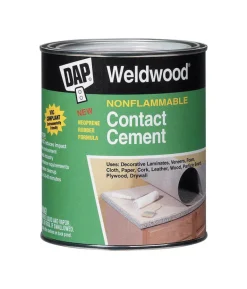 DAP Weldwood High Strength Synthetic Rubber Natural Contact Cement 1 gal