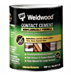 DAP Weldwood High Strength Synthetic Rubber Natural Contact Cement 1 gal